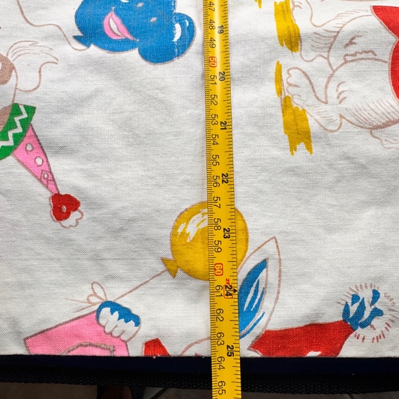 Vintage Cat Dog Rabbit Circus Pillow Case (1) One - Picture 3 of 11